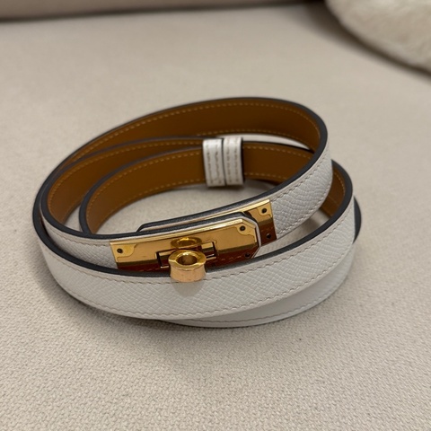 HERMES 愛馬仕 kelly 腰帶 kelly belt 金扣 皮帶 腰帶