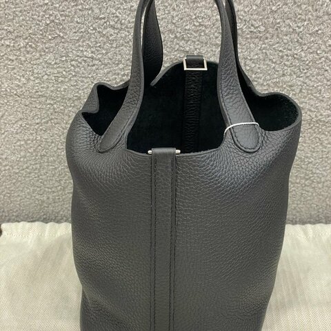 愛馬仕 Hermès Picotin 18 菜籃子 黑色 TC皮 銀扣｜全新｜Z刻
