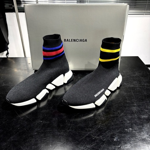 Balenciaga 巴黎世家 Speed 2.0 織物 運動鞋 彩色條紋