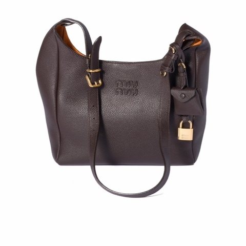Miu Miu 女士 徽標水桶包均碼碼22.5cm*12cm*28cm