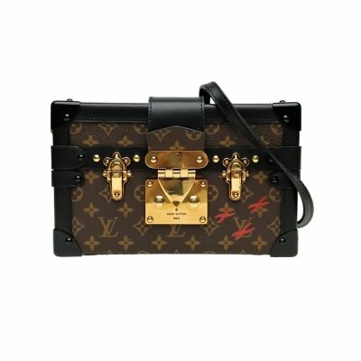 LOUIS VUITTON PETITEMALLE月光寶盒18.5老花PVC金扣2014