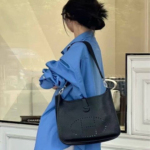 Hermes Evelyne 29 黑銀PM