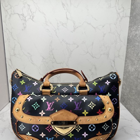 香緹國際精品 LV 黑三彩 手提肩背包 1288