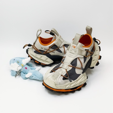 Balenciaga 米白深灰橘撞色老爹鞋 |✨Wisher惟奢名品✨