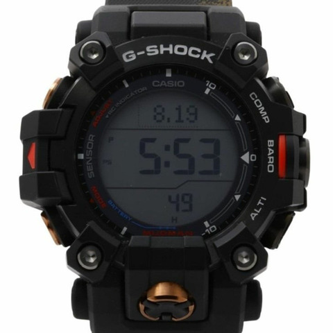 卡西歐 G-SHOCK TEAM LAND CRUISER TOYOTA AUTO BODY MASTER OF G-LAND MUDMAN GW-9500TLC-1JR 黑色樹脂/不銹鋼男士數位手錶