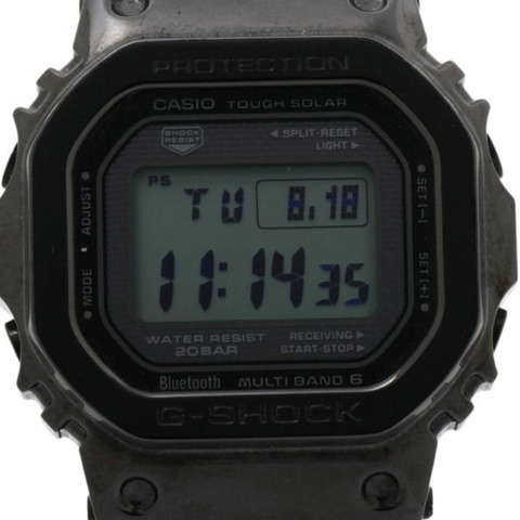 卡西歐 G-SHOCK 40 週年紀念版 x ERIC HAZE 全金屬 5000 系列 GMW-B5000EH-1JR 黑色不銹鋼男士數位手錶