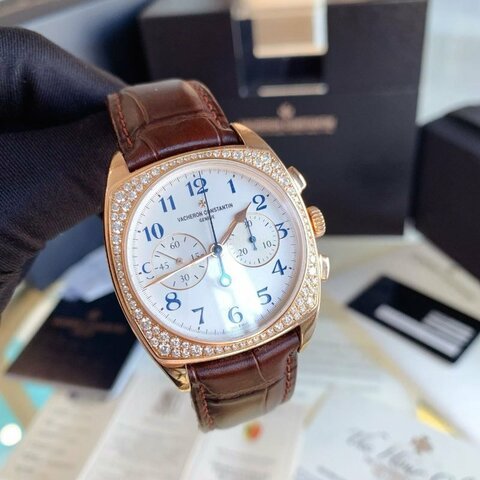 【全球限量260隻】 Vacheron Constantin Harmony（和韻）玫瑰金 外圈滿鑽