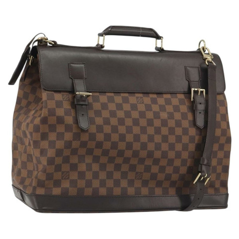 路易威登 Damier Ebene West End PM 波士頓包 2way N41130 LV Auth bs36579A