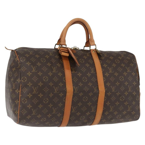 路易威登 Monogram Keepall 50 波士頓包 M41426 LV Auth 194934V