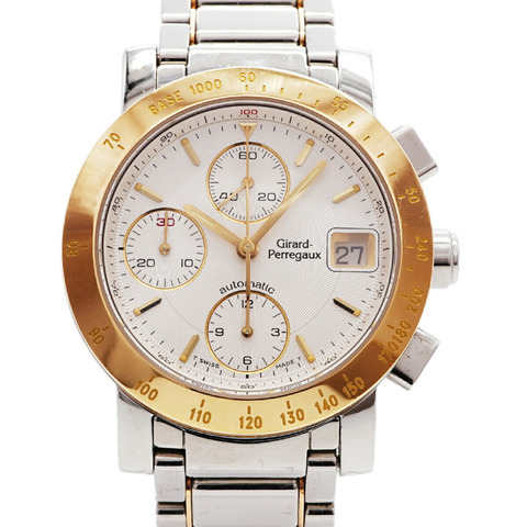 芝柏 (Girard-Perregaux) GP7500 7500 白色錶盤男士腕錶