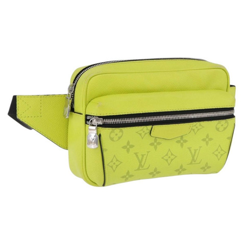 路易威登 Taigalama Monogram 戶外腰包 黃色 M30251 LV 正品 BA14806M