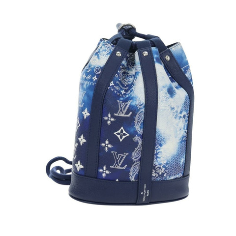 路易威登 Monogram Bandana Randonnee PM 包藍色 M20562 LV 正品 195579M