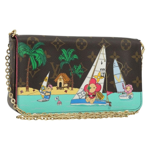路易威登 Monogram Vivienne Pochette Felice 包 M82627 LV 正品 196042M
