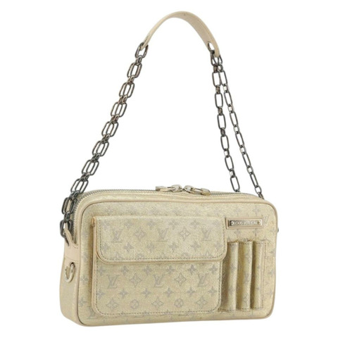 路易威登 Monogram Shine McKenna 金色單肩背包 M92363 LV 正品 195998V