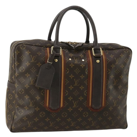 路易威登 Monogram Bekia Anthracite Porte Documents Bag M95531 Auth 196929