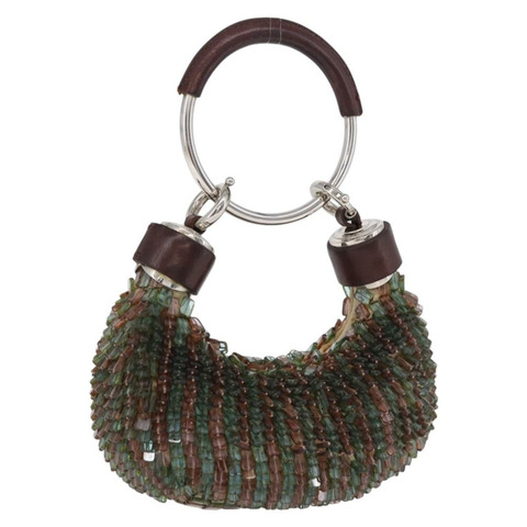 Chloe 手環包 Phoebe Philo 時代串珠綠銀正品 197517SM