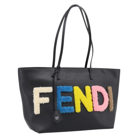 FENDI 托特包 皮革 黑色 多色 8BH198 正品 198636A
