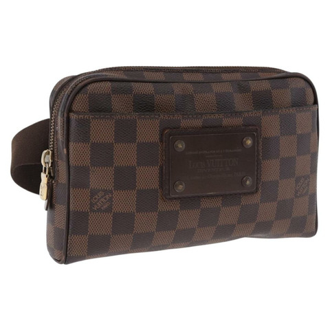 路易威登 Damier Ebene 腰包 Brooklyn 腰包 N41101 LV Auth ka5788A