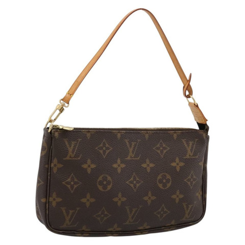 路易威登 Monogram Pochette Accessoires 手拿包 M51980 LV Auth ka5762V