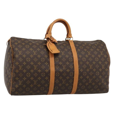 路易威登 Monogram Keepall 55 波士頓包 M41424 LV Auth ka5698A