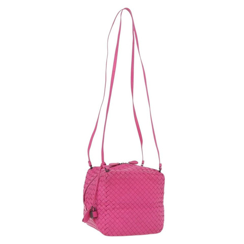 BOTTEGA VENETA INTRECCIATO 粉紅皮革肩包，正品編號 198659V