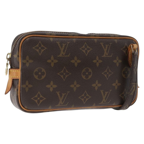 路易威登 Monogram Marly Bandouliere 單肩包 M51828 LV Auth ep15700A