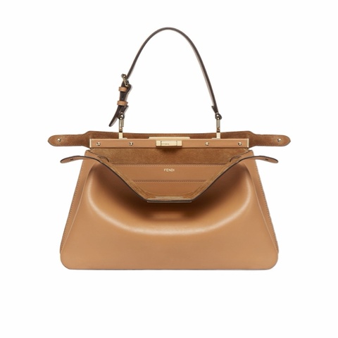 Fendi 女士 標誌性中號 Peekaboo Soft 包袋均碼碼33cm*10cm*25.5cm