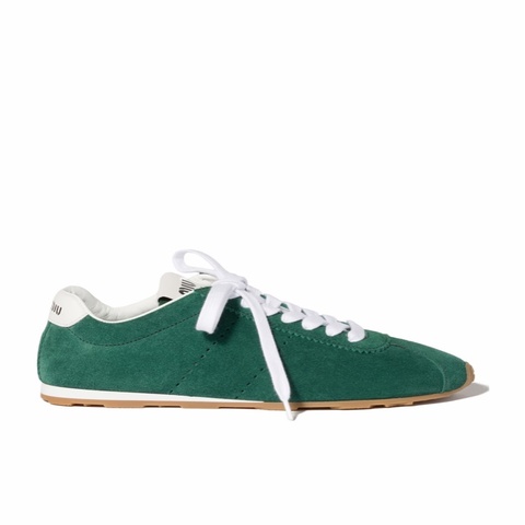 Miu Miu 女士 Plume 系帶休閒運動鞋35 35.5 36 36.5 37 37.5 38 38.5 39 39.5 40 40.5 41 41.5 42碼