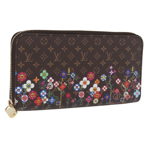 路易威登 Monogram Takashi Murakami Zippy 錢包 M14162 LV Auth 200162M
