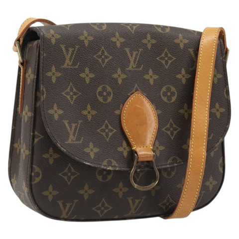 路易威登 Monogram Saint Cloud GM 肩背包 M51242 LV Auth ki6795