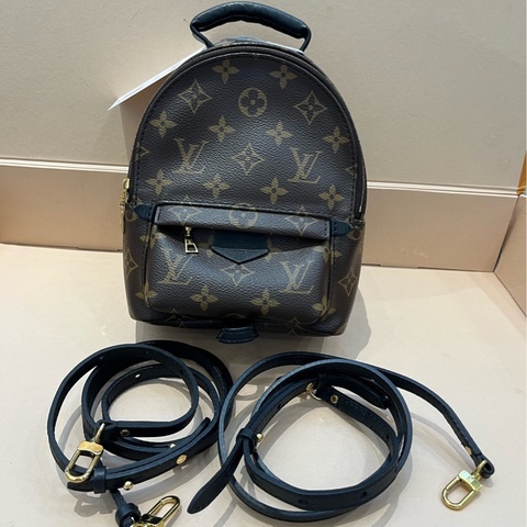 LV 路易威登 經典老花mini雙肩包 芯片款