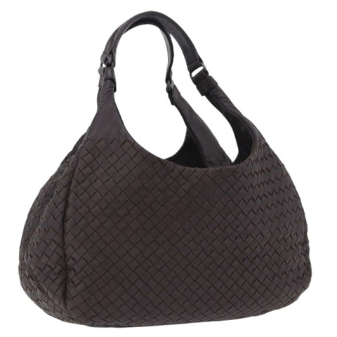 BOTTEGA VENETA INTRECCIATO Campana 手袋皮革棕色 125787 正品 199537M