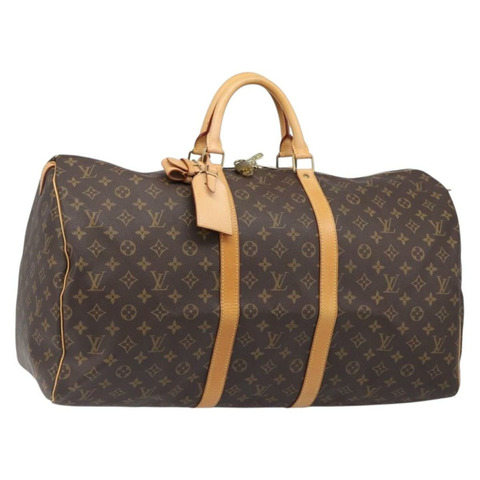 路易威登 Monogram Keepall 55 波士頓包 M41424 LV Auth ka6039V