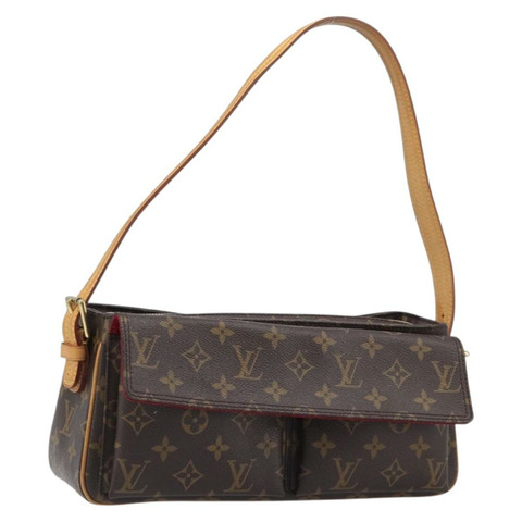 路易威登 Monogram Viva Cite MM 肩背包 M51164 LV Auth 200839V