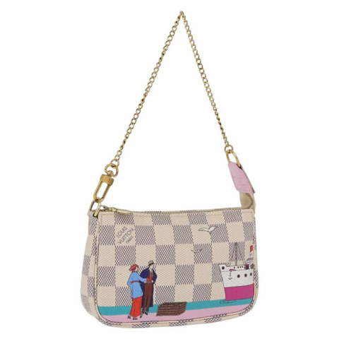 路易威登 Damier Azur 迷你手拿包配件包 N41669 LV 正品 200052V