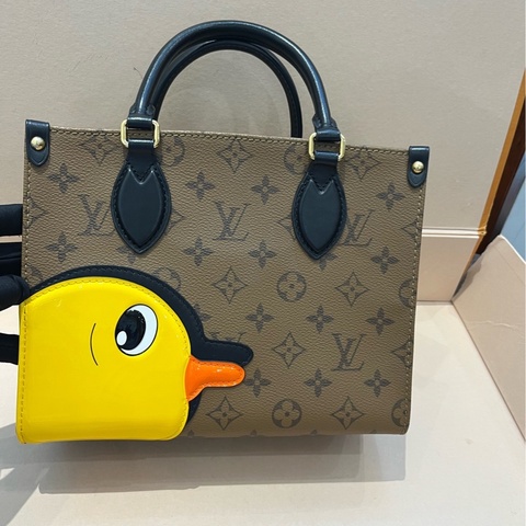 LV 路易威登ONTHEGO 老花托特小號