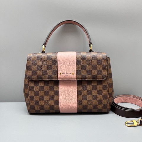 LV 棕棋盤格克魯尼通勤包