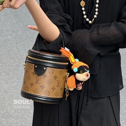 99新全配🤎#Lv #經典發財桶 #盒子塵袋購證