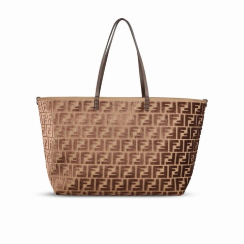 Fendi 女士 Roll FF 提花大號托特包均碼碼35cm*19.5cm*32cm