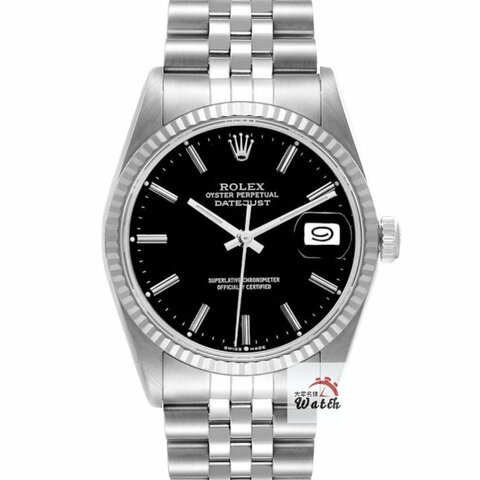 【大眾金時代】ROLEX勞力士 16234 Datejust 蠔式日誌 經典錶款 黑色T柱面盤 大眾金時代B1569