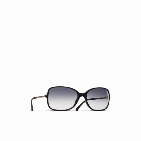 Chanel 女士 徽標太陽鏡57 均碼碼橋寬: 1.7cm; 鏡腿長: 13.5cm; 鏡片直徑: 5.7cm