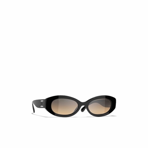 Chanel 男女同款 全框太陽鏡53 均碼碼橋寬: 1.9cm; 鏡腿長: 14cm; 鏡片直徑: 5.3cm