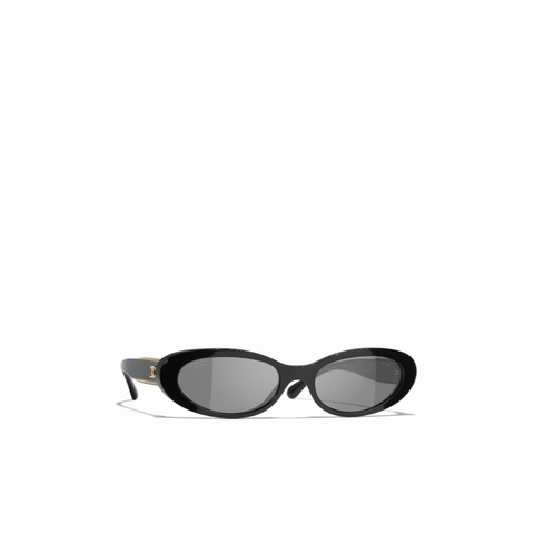 Chanel 女士 幾何框太陽鏡54 均碼碼橋寬: 1.8cm; 鏡腿長: 14cm; 鏡片直徑: 5.4cm