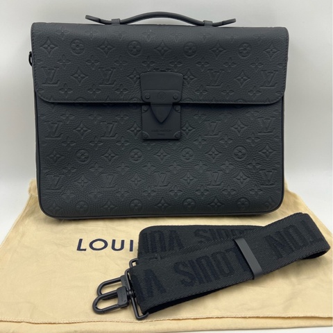 路易威登/Louis Vuitton S-Lock Briefcase系列 男士公文手提包 芯片款