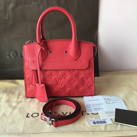 全新 LV M41747 Pont-Neuf Mini 紅色