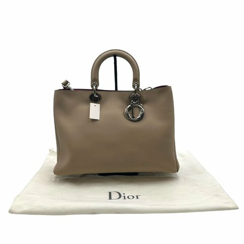 【美收精品】Dior 皮革大號托特包 D-40【隔月月中將轉賣至日本 上架期限30天】