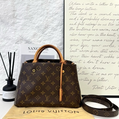 Lv 路易威登 老花 蒙田 bb