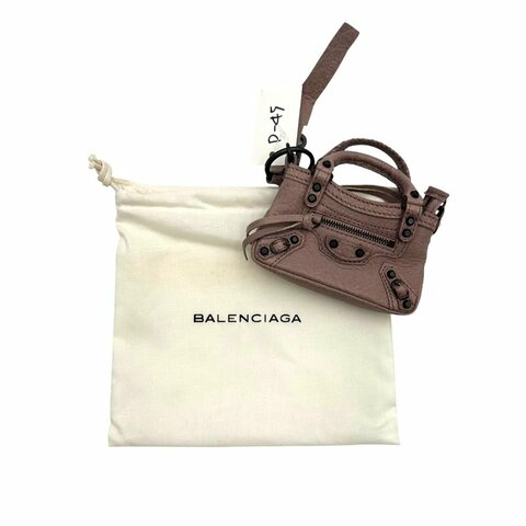 【美收精品】balenciaga經典機車包造型迷你零錢包 D-45【隔月月中將轉賣至日本 上架期限30天】