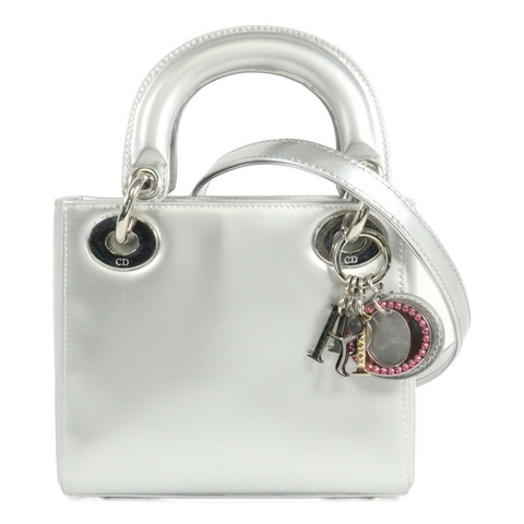 Dior Mirror Metallic Patent Mini Lady Dior Limited Edition手挽肩背兩用袋