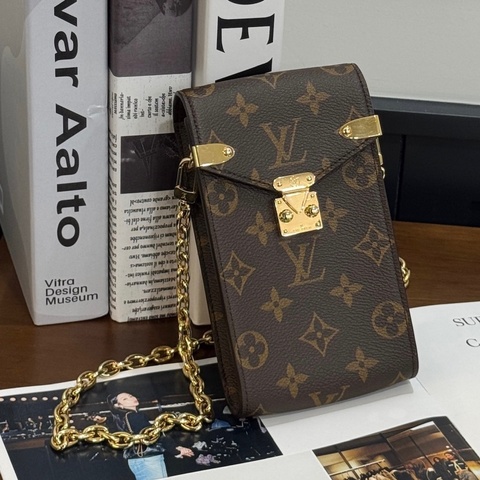 LV M13572/晶片款 老花Phone Pouch Métis 手機包